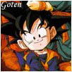 The young super saiyan, Goten son.