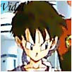 Gohan's girlfriend, Videl.