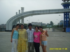 infront of college gate