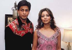 Sharukh Khan with his wife Gauri