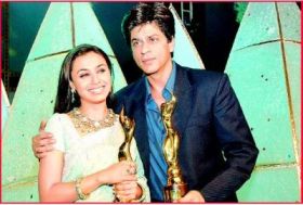 Sharukh Khan with Rani Mukherjee 