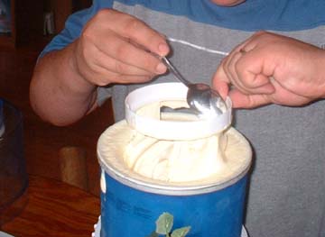 HOme-Made Vanilla Ice Cream