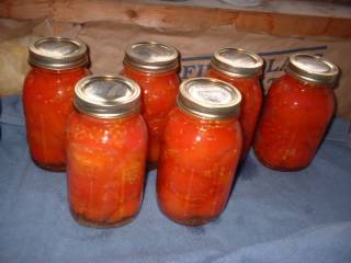 Tomatoes - Whole, 1/2 or 1/4, packed in own juice