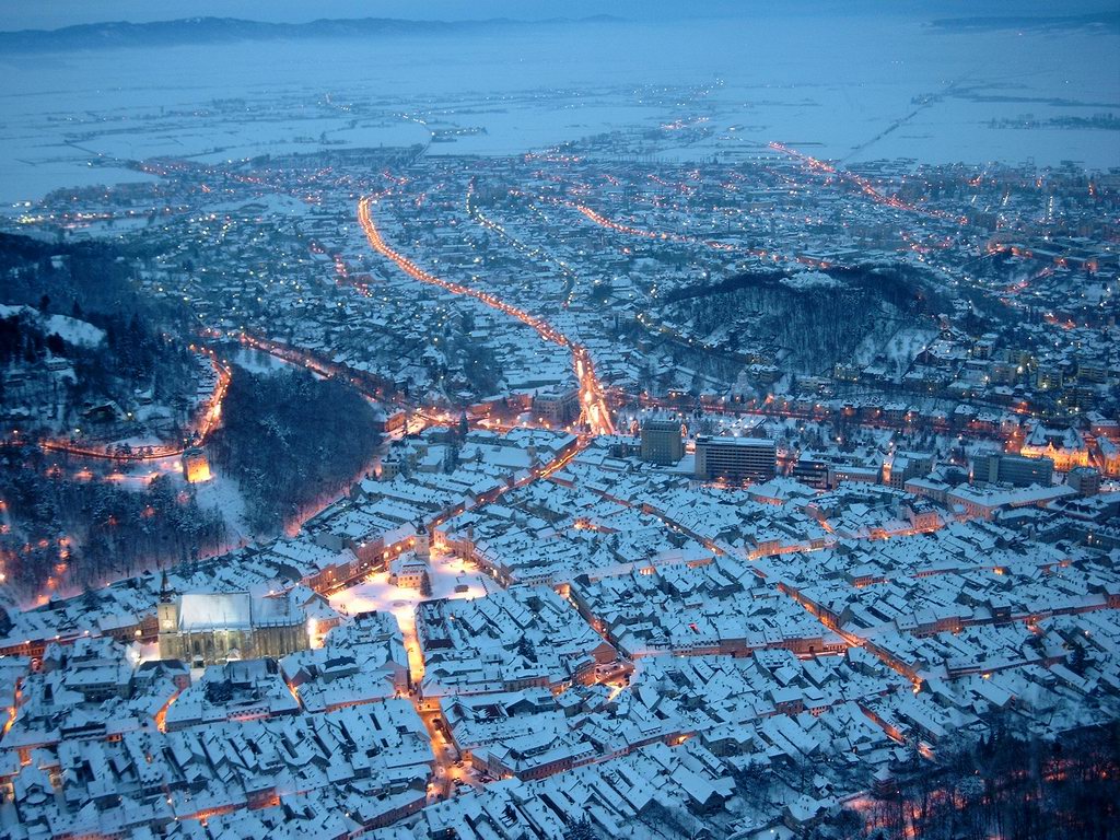 The downtown Brasov