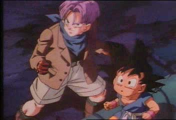 Trunks and little Goku
