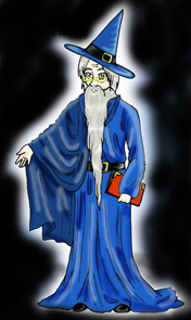 Fan art of Professor Dumbledore.