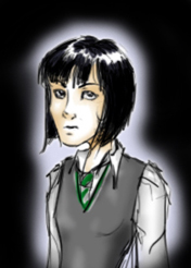 Fan art of Pansy Parkinson.