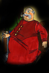 Fan art of Professor Slughorn.