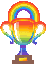 rainbow shifting trophy
