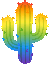 rainbow swaying cactus