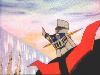 mazinger rising from pool