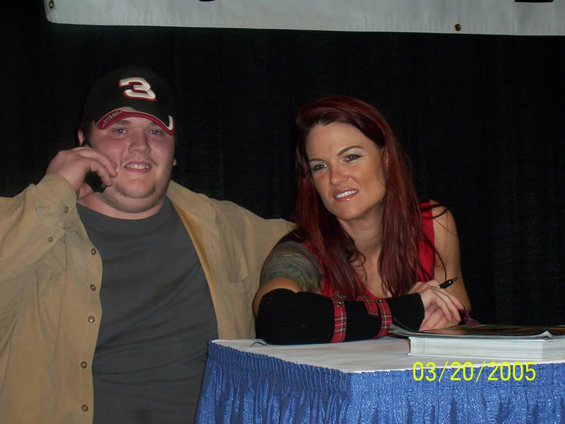 My friend Eric and Lita from the WWE, March 20, 2005