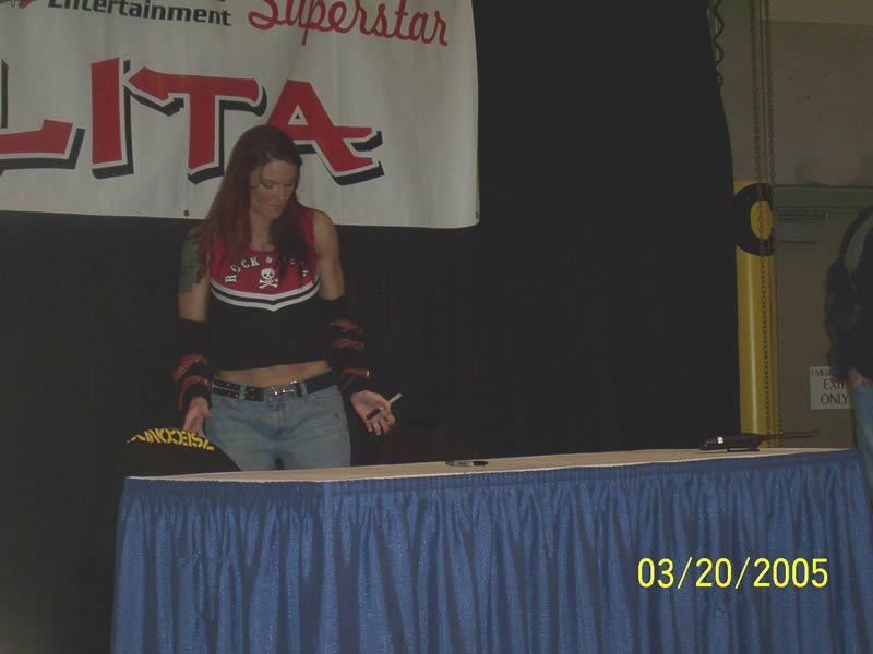 Lita from the WWE, March 20, 2005