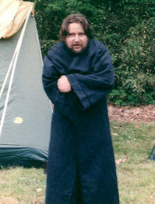 Kevin on his way to the showers...
