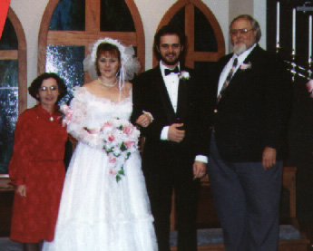 The happy couple and the Groom's parents
