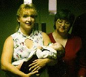 Ian, Godmother Christina, and Grandma