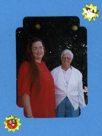 Me and Grandmom in November, 1997