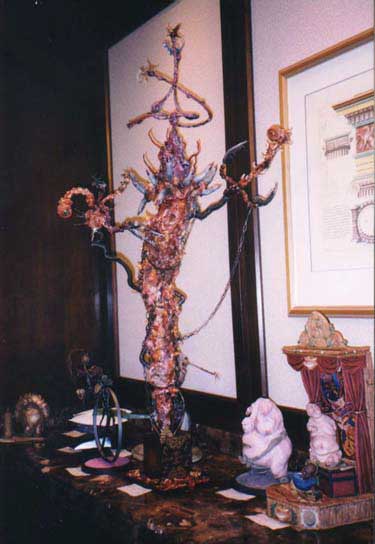 part of right wall of contest room