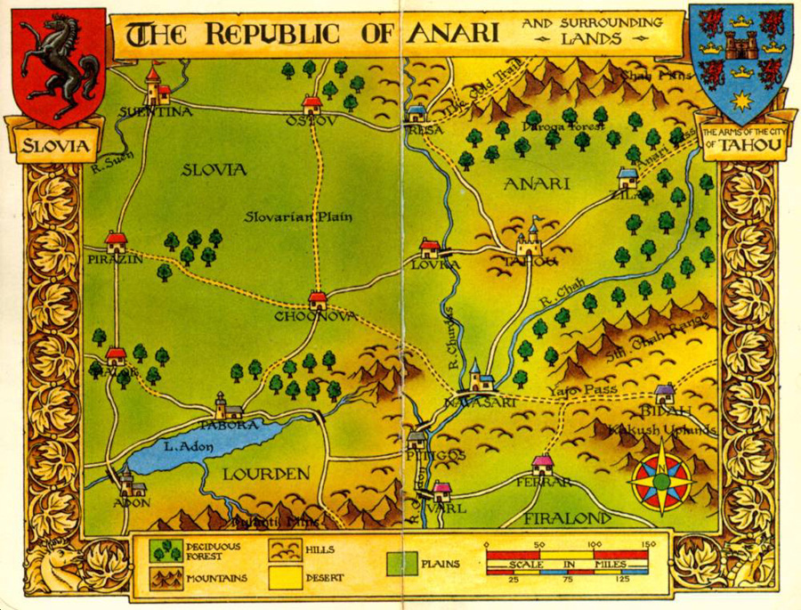 Mapa de la Rep&uacute;blica de Anari