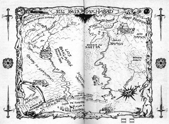 mapa de Kakhabad; pulsa en cada zona para ir a su descripci�n