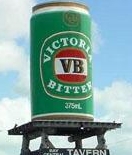 Can of VB, on the Fraser Coast in Queensland
