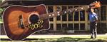 Guitar, Narrandera, NSW, was the biggest playable guitar in the world when it was built in 1991, it is 5.8 metres long