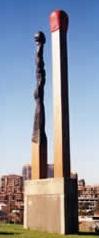 Matches, Sydney, NSW - at the Art Gallery of NSW, sculpted by Brett Whitely and erected in 1991
