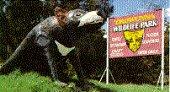 Tasmanian Devil, Mole Creek, Tasmania - stands at the entrance to a Wildlife Park