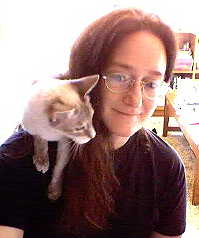 Shoulder-warmer cat in geocities helpchat with thornie.