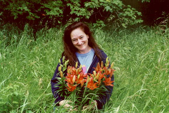 These lilies are near the location Marian Bell's garden, where I saw my first hummingbird as a little girl.