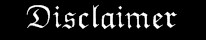 Disclaimer