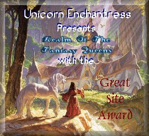Unicorn Enchantress Great Site Award