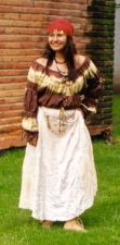 Nora Castrej�n como gitana
