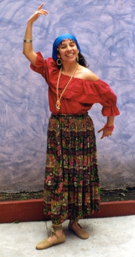 Teresa Barajas como gitana