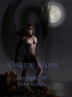Dragon Moon-- Digitally Painted