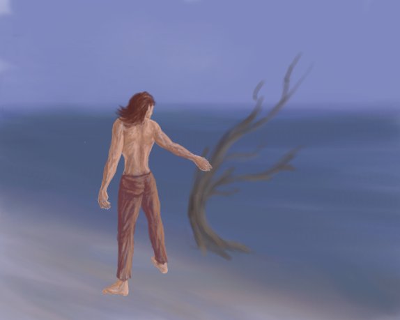 WORK IN PROGRESS-- Ocean Storm-- Digitally painted