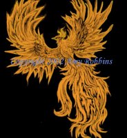 Phoenix-- Digitally Painted