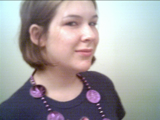 Cori [checkin the necklace??]