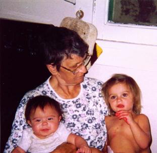 with grandma Leah