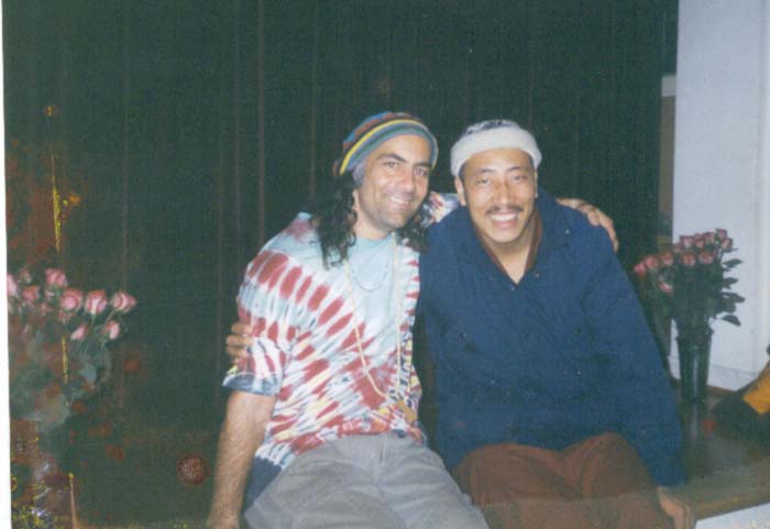 Jay with Tibetan chant master