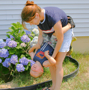 Linda and David at the old Tidewater cottage