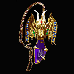 necklace made by the wizard