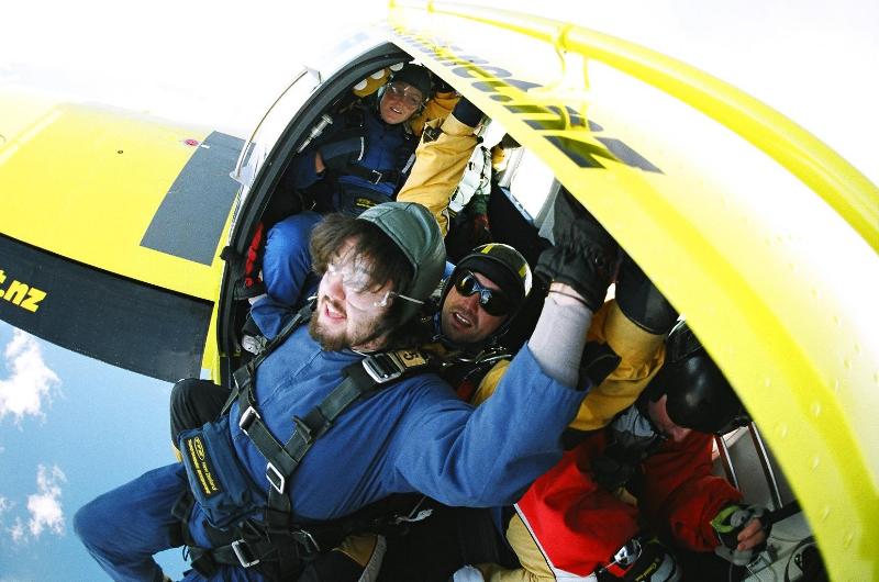 This is when we pushed Blackbeard out of the plane for farting. Stupid stinker.