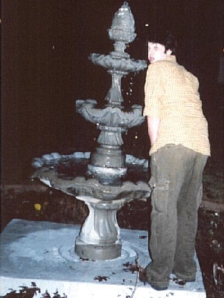 Yes, that's Heath peeing in a public fountain. We here at Dream Visions Inc. strongly support public urination. So, please piss everywhere possible.