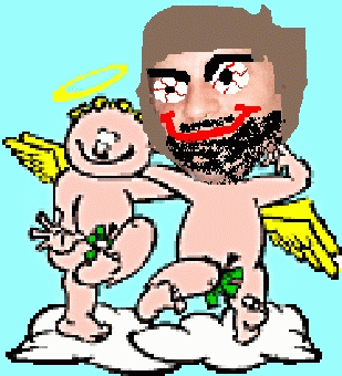 This is Charles Mueller as he looks today. His hair goes further down but I really can't show it without covering up those sweet angel tits.