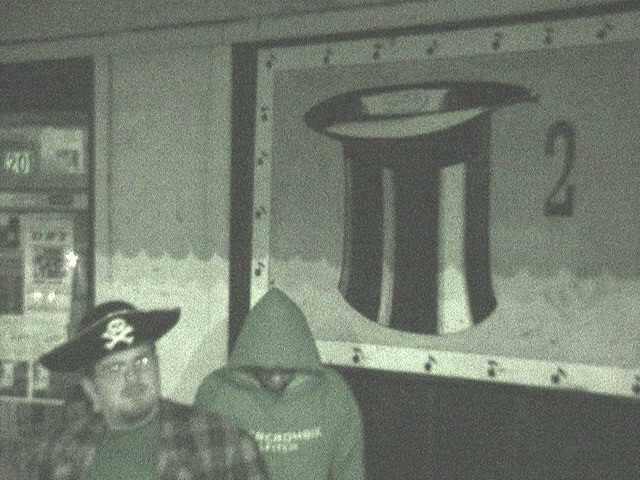 Who is that dude in the hood? Probably a hood, but that may make too much sense. 