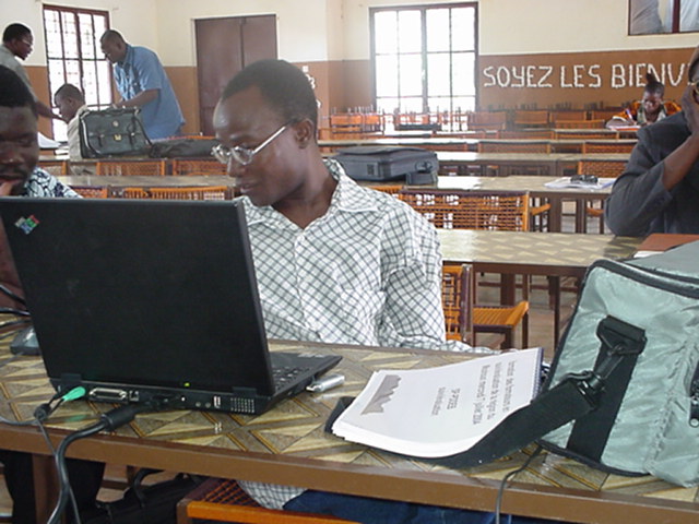Monsieur Jean Jacques OUEDRAOGO, formateur sur les NTIC