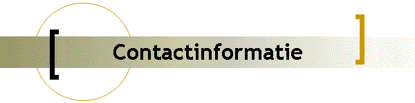 Contactinformatie