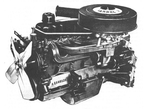 Hemi 6 engine  - left hand side view