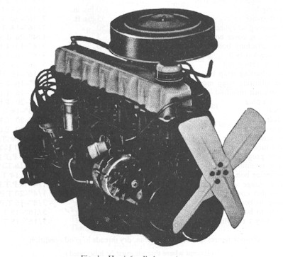Hemi 6 engine  - right hand side view